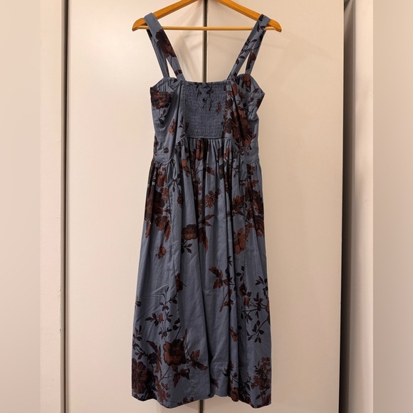 Free People Laters Baby Stretch Cotton Midi Sundress - Picture 3 of 3